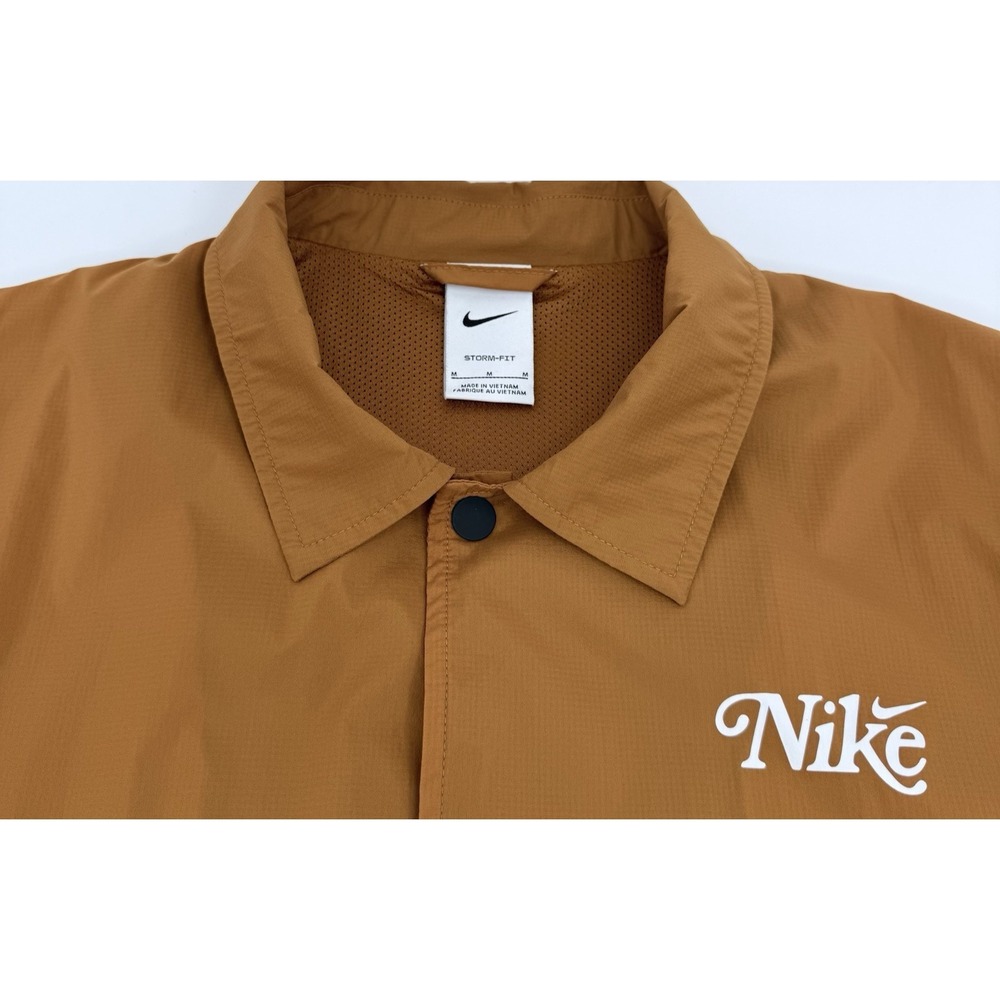 Nike Storm-FIT Coach Jacket Men's M  Convertible Dark Gold‎ Utility